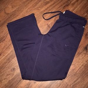 Dark purple nike sweats